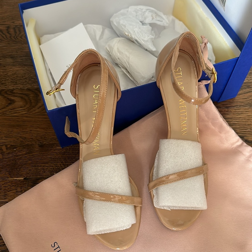 Stuart Weitznan nude platform shoe